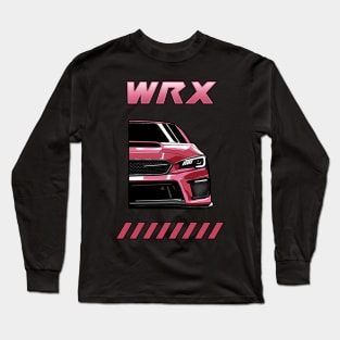 WRX sti illustration vector art Long Sleeve T-Shirt